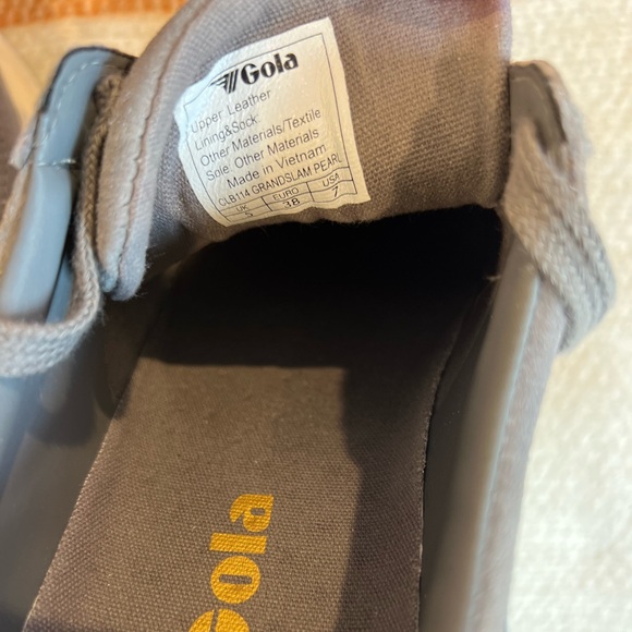 Slate Blue women’s Gola sneakers. US Size 7 leather upper, worn once! - Picture 2 of 4